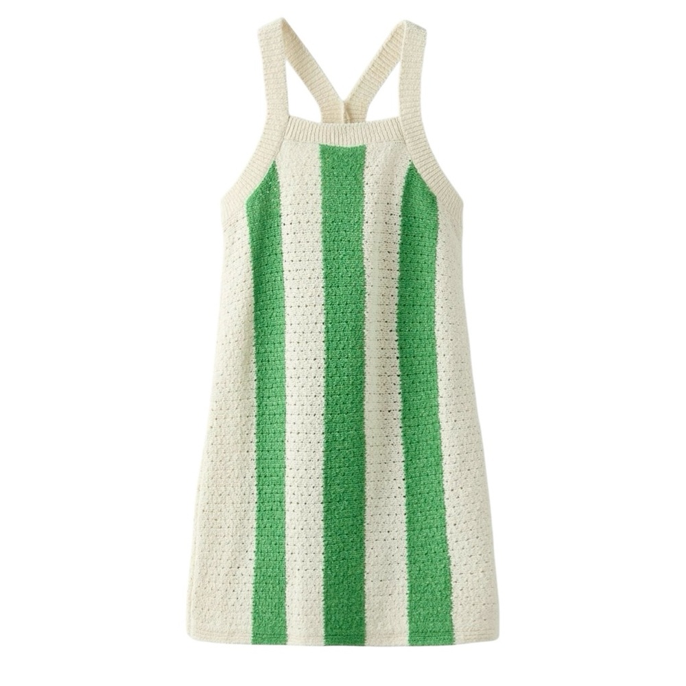 Zara girls size 11-12 striped knit dress